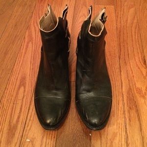 Freebird by Steven black buckle booties