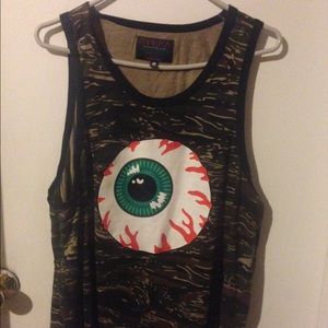 Mishka eyeball army print tank.