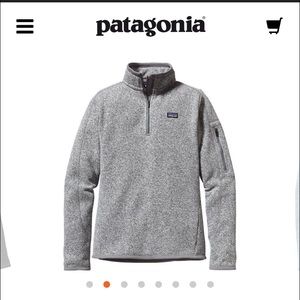 Patagonia 1/4 zip better sweater fleece