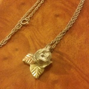 A rose necklace