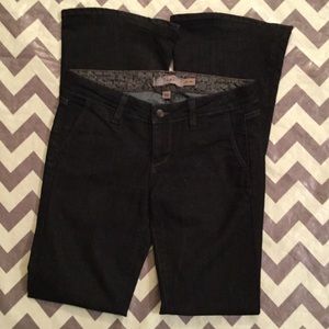 Paige Low Low dark wash boot cut size 26