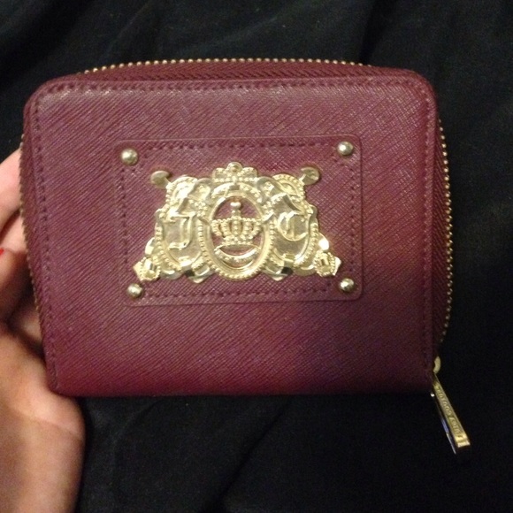 maroon juicy couture wallet