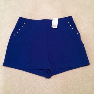 High Waisted Shorts ~ Royal Blue