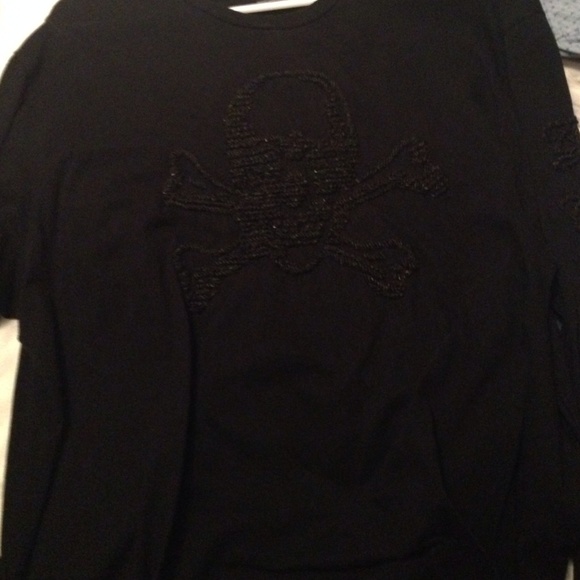 Men's black long sleeve shirt Brand is INCsize XXL