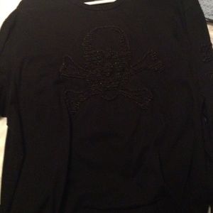 Men's black long sleeve shirt Brand is INCsize XXL