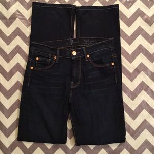 7FAM 7 for all mankind high waist straight leg