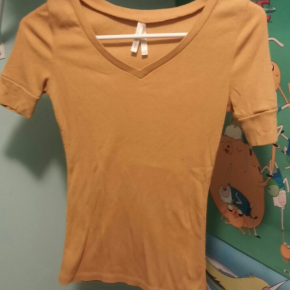 Simple Solid Yellow Top
