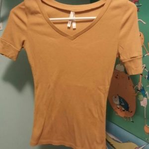 Simple Solid Yellow Top