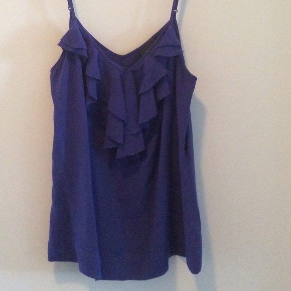 Royal Blue layered dressy tank