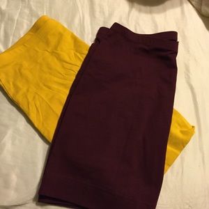 Two H&M miniskirts