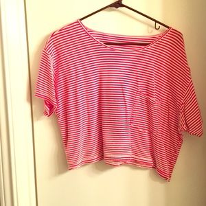 American Apparel oversized crop top