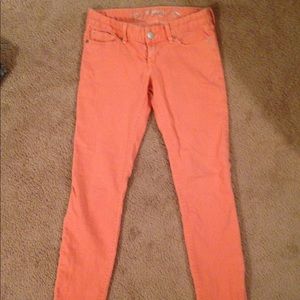 Express peach jeans size 4