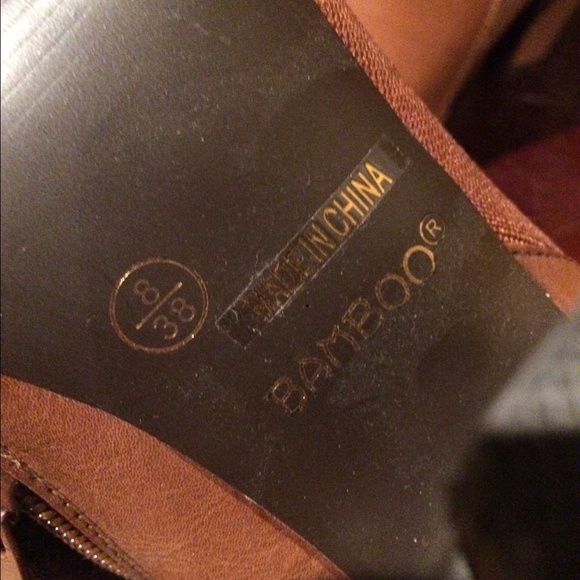 Chestnut Bamboo Boots - Picture 3 of 3
