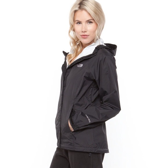 Black North Face windbreaker