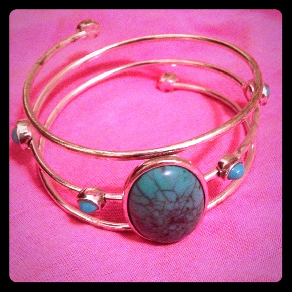 Turq silver bracelet