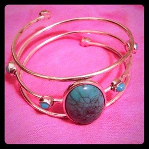 Turq silver bracelet
