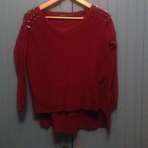 LF Studded Shoulder Sweater