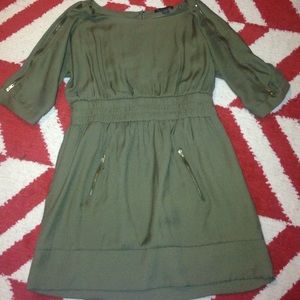 Olive color dress