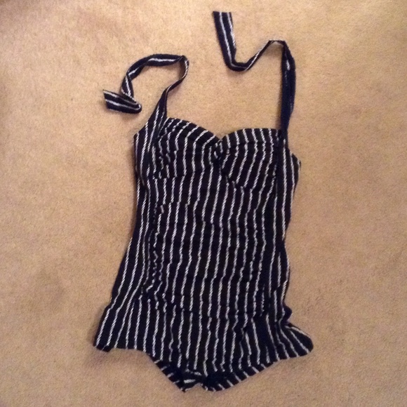Anthropologie Seafolly Boyleg Maillot swimsuit