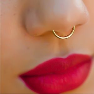 Gold Faux Nose Septum