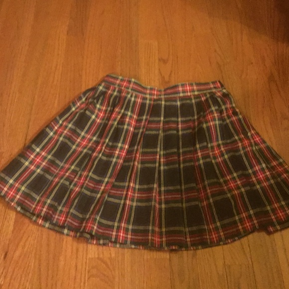 Vintage plaid school girl skirt