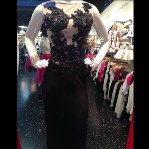Black formal dress