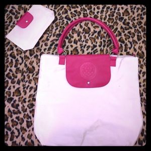 Vince Camuto tote with toiletry bag