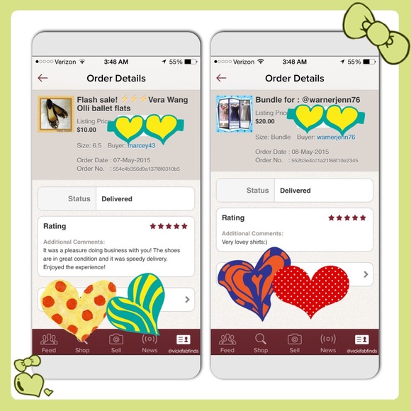 More love notes / ratings