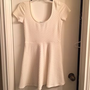 Forever 21 cream baby doll dress