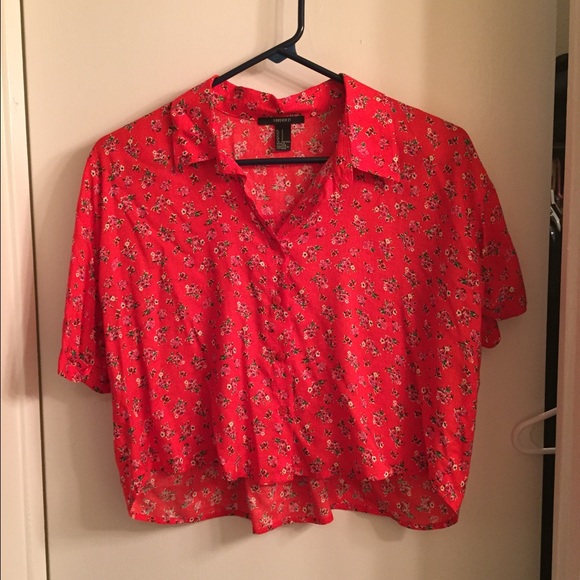 Orange floral crop - Picture 1 of 1