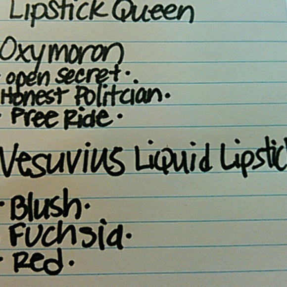 LIPSTICK QUEEN – beautyforallnyc Lipstick Queen Oxymoron & Vesuvius
