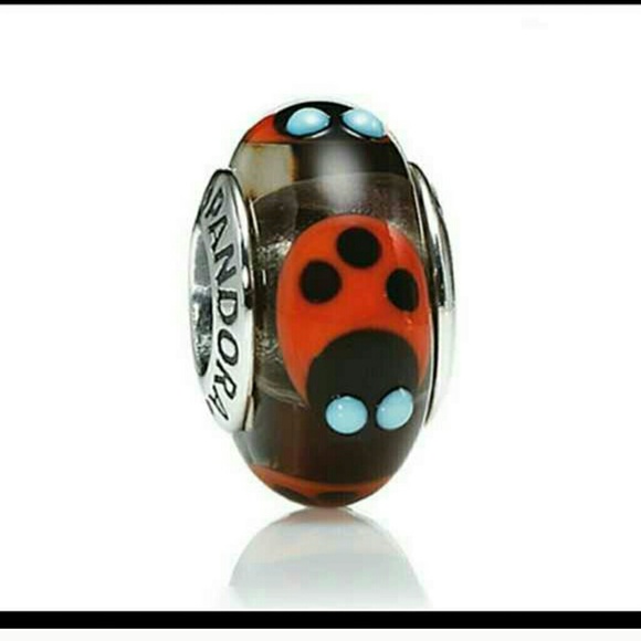 Pandora Cappuccino ladybug charm