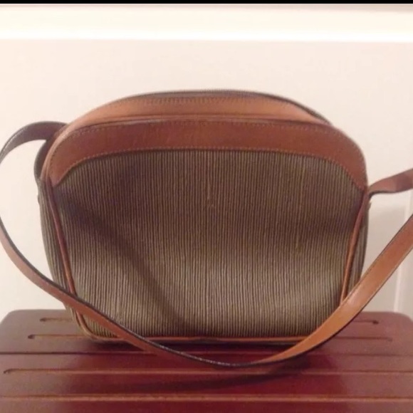 Brown Leather Salvatore Ferragamo Cross Body Purse