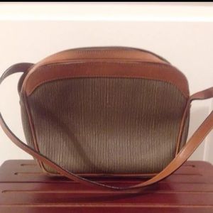 Brown Leather Salvatore Ferragamo Cross Body Purse