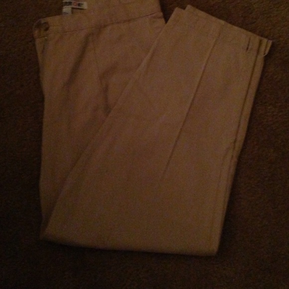 Khaki Capri Pants