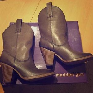 Madden girl cowboy boots.