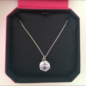 Silver band with diamond necklace.