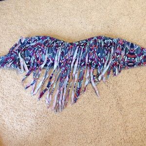 Fringe bikini top