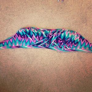 Strapless bikini top