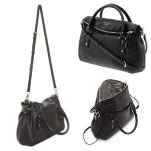 Kate Spade Cobble Hill Small Leslie Satchel -black
