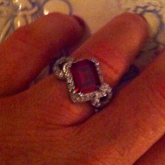 RUBY RING 925SS - Picture 2 of 4