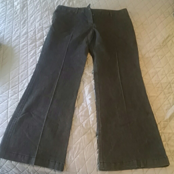 Women's dressy black denim pants
