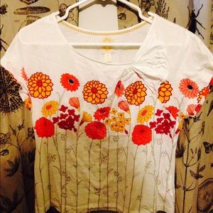 🎉final price🎉 Anthropologie Ric Rac size M shirt
