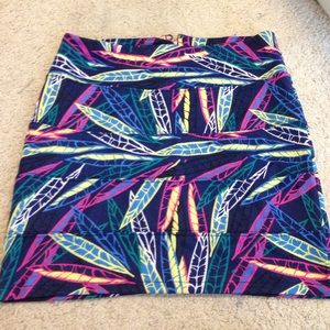 Fun printed skirt.