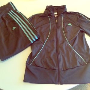 Sporty Adidas jacket and matching pants