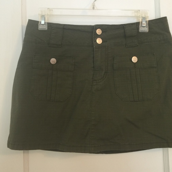 Army green skort