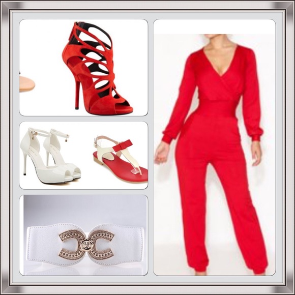 Now this is a Sexy red jumpsuit 💥SOLD OUT!💥 - Picture 4 of 4