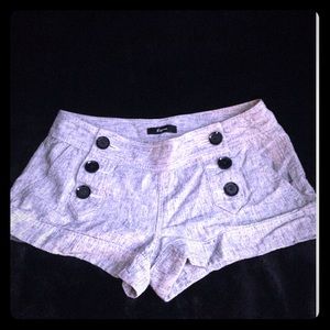 Express semi high waisted shorts