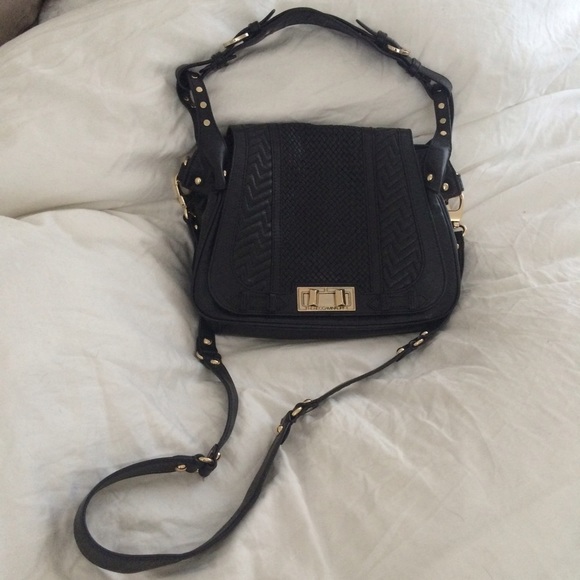 Rebecca Minkoff Handbags - Rebecca Minkoff black and gold duo handbag