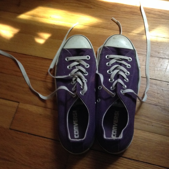 Purple Converse Sneakers